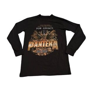 Pantera Tour 2024 For Legacy Long Sleeve Shirt Lamb‎ of God Black Mens Small